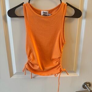 Orange cropped top from Princess Polly